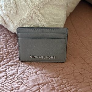 Michael Kors Charcoal Card Holder